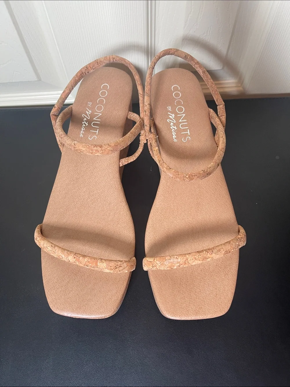 Coconuts by Matisse Blush Tan Cork Platform Sandals